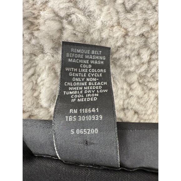 Lane Bryant Plus Sz 28 Stretch Polka Dot Faux Wrap Midi Dress Black White Lined - Picture 7 of 9